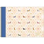 Caderno de Cartografia e Desenho Brownie The Dog 80 Folhas 27,5 x 20 cm- Tilibra