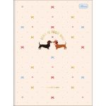Caderno Brochura Capa Dura Universitário Brownie The Dog 80 Folhas - Tilibra