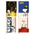 Caderno Fitto Brochura Snoopy 80 Folhas 14 x 20,8 cm - Tilibra