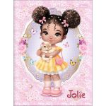 Caderno Pequeno 1/4 Brochura Jolie 80 Folhas 14 x 20 cm - Tilibra