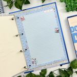 Fichário Universitário Snoopy 48 Folhas 4 Argolas com Elástico - Tilibra