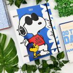 Fichário Universitário Snoopy 48 Folhas 4 Argolas com Elástico - Tilibra