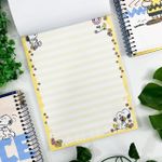 Bloco de Carta Snoopy 48 Folhas Pautado 63g/m² 17,7 cm x 24,0 cm - Tilibra
