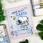 Bloco de Carta Snoopy 48 Folhas Pautado 63g/m² 17,7 cm x 24,0 cm - Tilibra