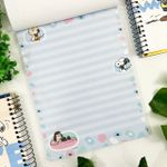 Bloco de Carta Snoopy 48 Folhas Pautado 63g/m² 17,7 cm x 24,0 cm - Tilibra