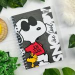Caderneta Espiral 1/8 Snoopy 11 x 15,4 cm 80 Folhas Pautadas - Tilibra