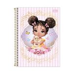 Caderno Universitário Espiral Capa Dura Jolie 10 Matérias 20,0 x 27,5 cm 160 Folhas - Tilibra