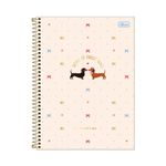 Caderno Universitário 10 Matérias Brownie 160 Folhas - Tilibra