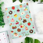 Agenda 2027 Costurada Charme Floral 12,3 x 16,6 cm 176 Folhas - Tilibra