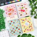 Agenda 2027 Costurada Charme Floral 12,3 x 16,6 cm 176 Folhas - Tilibra