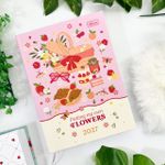 Agenda 2027 Costurada Charme Floral 12,3 x 16,6 cm 176 Folhas - Tilibra