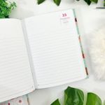 Agenda 2027 Costurada Charme Floral 12,3 x 16,6 cm 176 Folhas - Tilibra