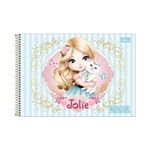 Caderno Cartografia e Desenho Milimetrado Jolie 27,5 x 20 cm 80 Folhas - Tilibra