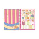 Caderno Universitário Capivaras Capy Club 10 Matérias 160 Folhas 20 x 27,5 cm  - Tilibra