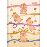 Caderno 1/4 Brochura Capy Club Capivara 14 x 20 cm 80 Folhas - Tilibra