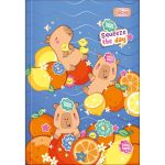Caderno 1/4 Brochura Capy Club Capivara 14 x 20 cm 80 Folhas - Tilibra