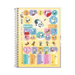 Caderno Universitário Espiral Capa Dura Snoopy 10 Matéria 160 Folhas Pautadas 20 x 27,5 cm - Tilibra
