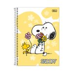 Caderno Universitário Espiral Capa Dura Snoopy 10 Matéria 160 Folhas Pautadas 20 x 27,5 cm - Tilibra