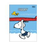 Caderno Brochura Capa Dura Universitário Snoopy 80 Folhas - Tilibra