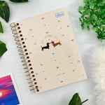 Agenda Espiral Diária Brownie 2027 11,7 x 16,4 cm 160 Folhas - Tilibra