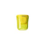 Apontador 1 Furo Neon Transparente U-Touch  - Tilibra