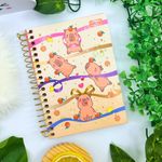 Agenda 2027 Espiral Diária CapyClub Capivara 11 x 15,4 cm 160 Folhas - Tilibra