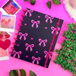 Caderno de Disco Médio B5 Coquette 18,5 x 25,2 cm com 80 Folhas - Importado