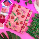Caderno de Disco Médio B5 Coquette 18,5 x 25,2 cm com 80 Folhas - Importado