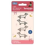 Clips Decorado Brownie The Dog c/ 4 Unidades - Tilibra