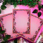 Papel Carta Bridgerton Com 7 Folhas e Envelopes Vintage - Tilibra