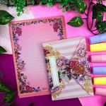 Papel Carta Bridgerton Com 7 Folhas e Envelopes Vintage - Tilibra