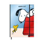 Agenda Costurada Vintage 2027 Snoopy 17,6 x 23,9 cm 176 Folhas - Tilibra