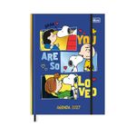 Agenda Costurada Vintage 2027 Snoopy 17,6 x 23,9 cm 176 Folhas - Tilibra