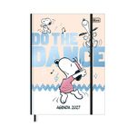 Agenda Costurada Vintage 2027 Snoopy 17,6 x 23,9 cm 176 Folhas - Tilibra