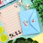 Papel Carta Snoopy Com 7 Folhas e Envelopes Vintage - Tilibra