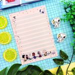Papel Carta Snoopy Com 7 Folhas e Envelopes Vintage - Tilibra