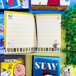 Caderneta Costurada Snoopy 10,5 x 14,8 cm 96 Folhas - Tilibra