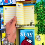 Caderneta Costurada Snoopy 10,5 x 14,8 cm 96 Folhas - Tilibra