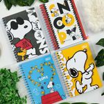 Caderno 1/4 Espiral Snoopy 80 folhas 14 x 20 cm - Tilibra