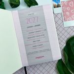 Agenda 2027 Costurada Rosa Rose 11 x 15 cm 176 Folhas -  Animativa