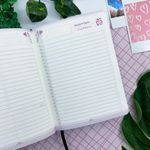 Agenda 2027 Costurada Rosa Rose 11 x 15 cm 176 Folhas -  Animativa