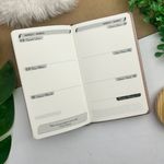 Agenda Rosa Costurada 2027 Pocket 8,7 cm x 15 cm 64 Folhas - Animativa