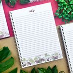 Caderno Colegial Velvet Cherry Dani Fernandes Com Aroma 1 Matéria  17,9 x 24,1 cm 80 Folhas - Animativa