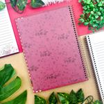 Caderno Colegial Velvet Cherry Dani Fernandes Com Aroma 1 Matéria  17,9 x 24,1 cm 80 Folhas - Animativa