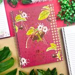Caderno Colegial Velvet Cherry Dani Fernandes Com Aroma 1 Matéria  17,9 x 24,1 cm 80 Folhas - Animativa