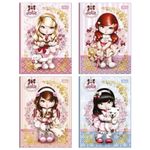 Caderno Colegial Brochura Costurado Jolie 160 Folhas 17,6 x 23,9 cm - Tilibra
