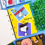 Caderno Colegial Argolado Snoopy 80 Folhas 21 x 26 cm - Tilibra