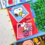 Caderno Colegial Argolado Snoopy 80 Folhas 21 x 26 cm - Tilibra