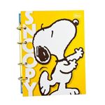 Caderno Colegial Argolado Snoopy 80 Folhas 21 x 26 cm - Tilibra