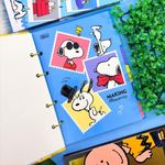 Caderno Colegial Argolado Snoopy 80 Folhas 21 x 26 cm - Tilibra